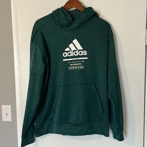 Adidas Hoodie, Green, Size Large